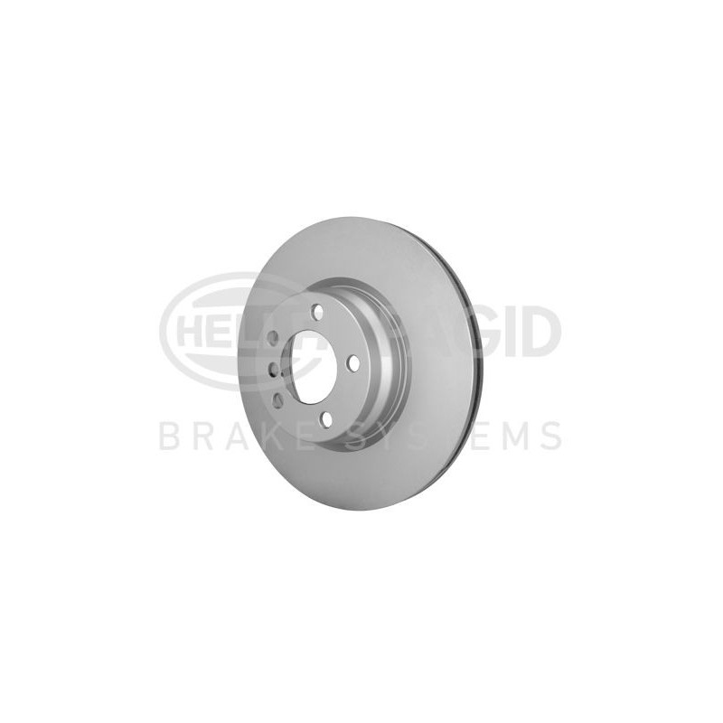 Disco freno asse anteriore - HELLA BRAKE