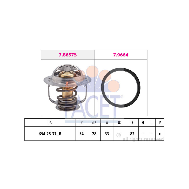 Termostato raffreddamento - FACET