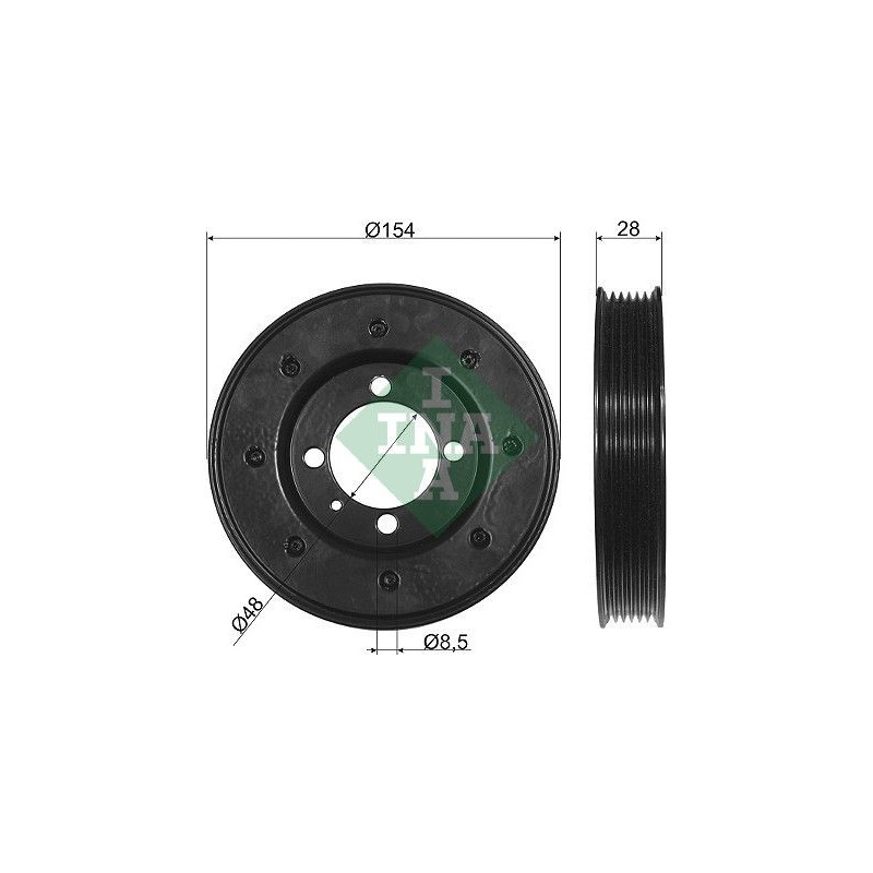 Puleggia albero motore - INA