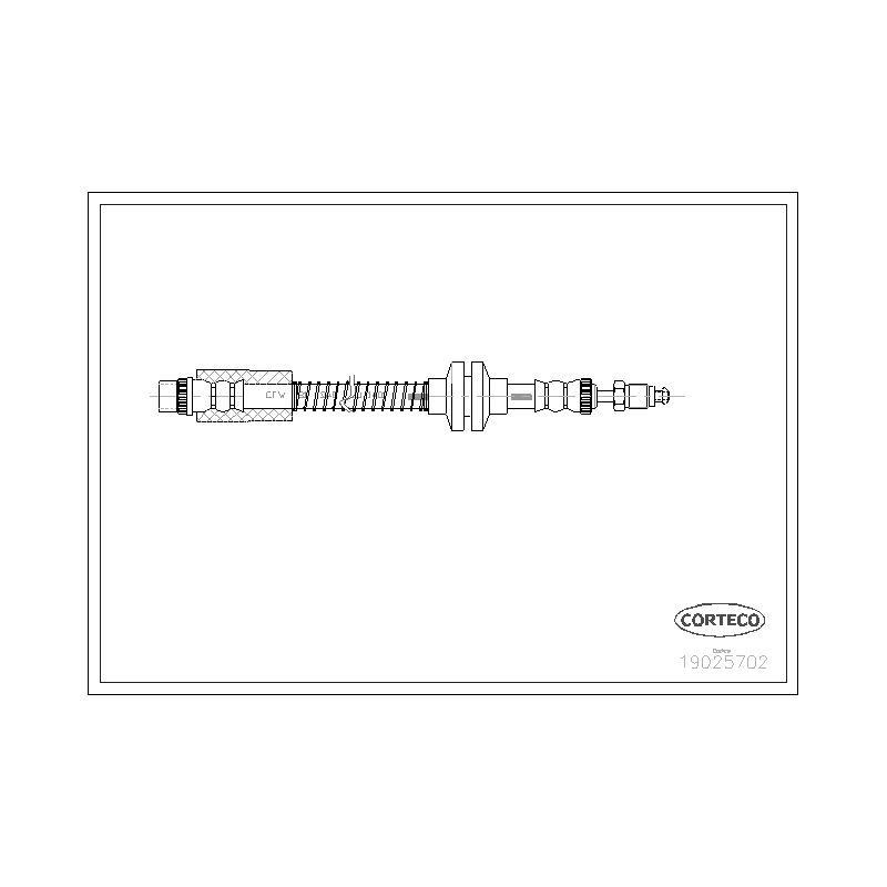 Flessibile freno asse anteriore - CORTECO