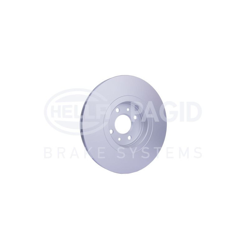 Disco freno asse anteriore - HELLA BRAKE