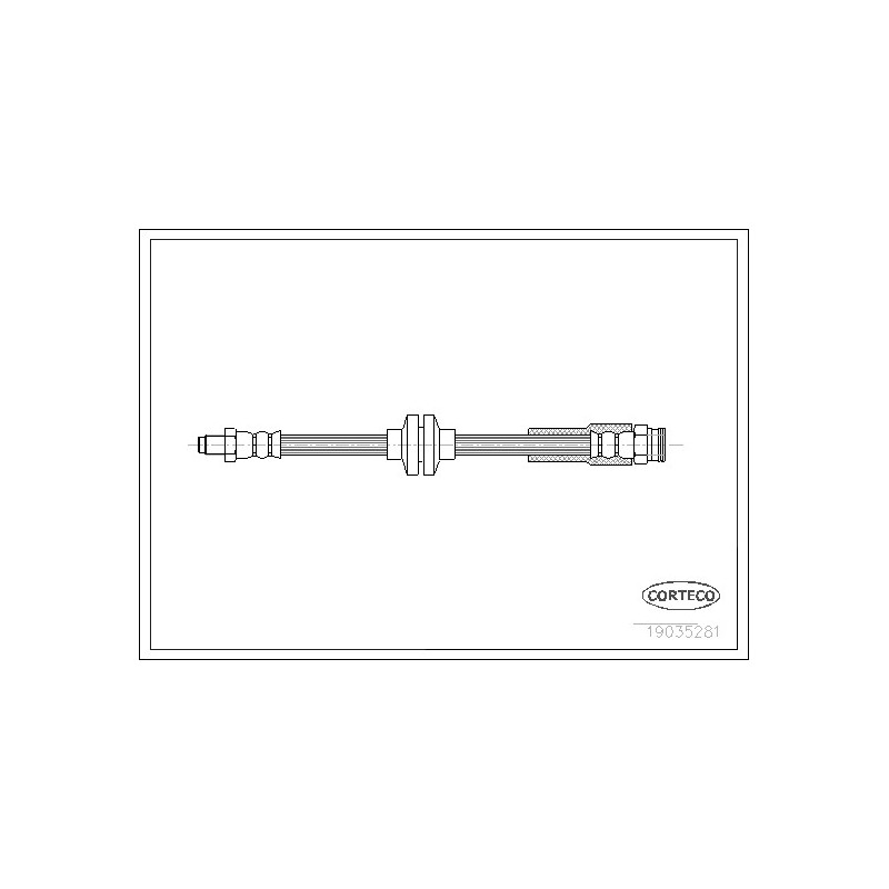 Flessibile freno asse posteriore - CORTECO