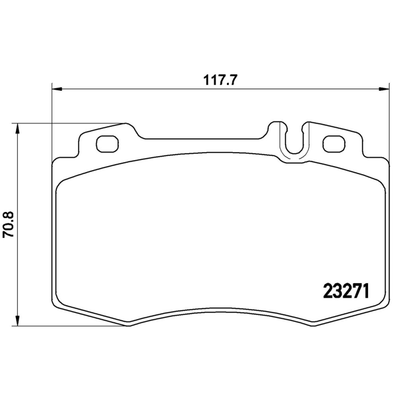 Pastiglie freno asse anteriore - BREMBO