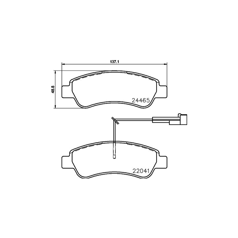 Pastiglie freno asse posteriore - BREMBO