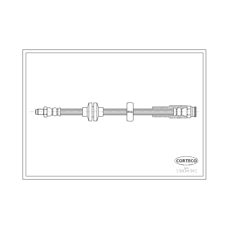 Flessibile freno asse posteriore - CORTECO