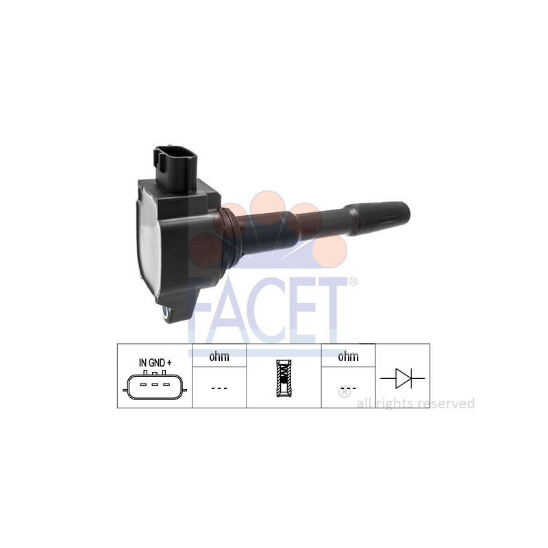 Bobina accensione - FACET