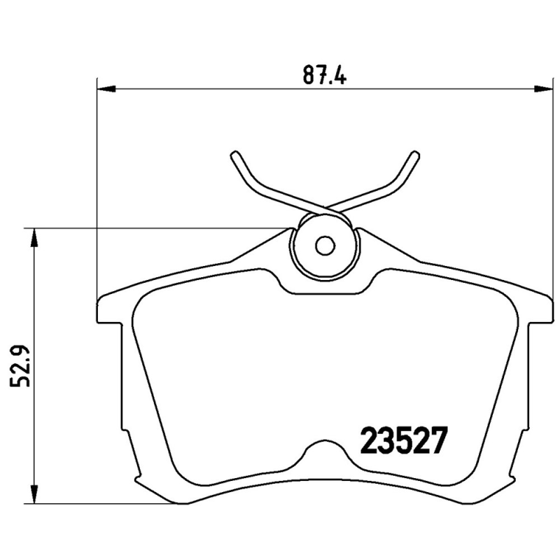 Pastiglie freno asse posteriore - BREMBO