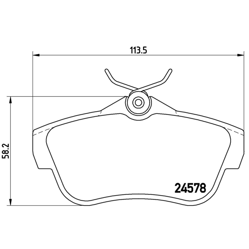 Pastiglie freno asse posteriore - BREMBO