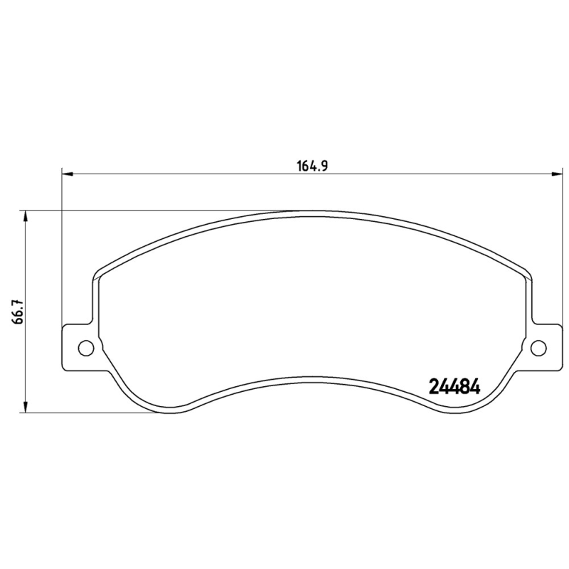Pastiglie freno asse anteriore - BREMBO