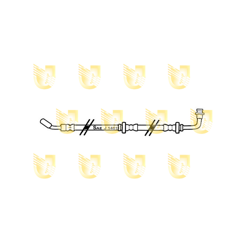 Flessibile freno asse anteriore - UNIGOM