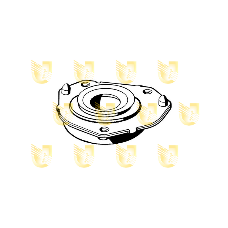 Supporto ammortizzatore asse anteriore - UNIGOM