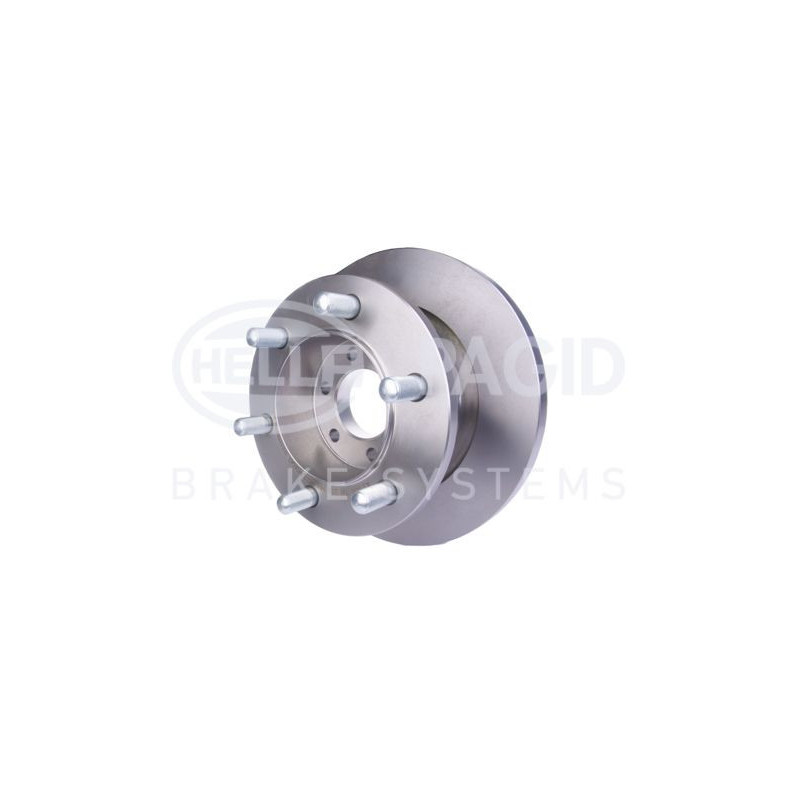 Disco freno asse anteriore - HELLA BRAKE