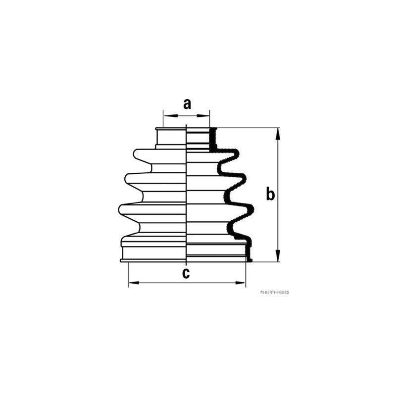 Cuffia semiasse - JAKOPARTS
