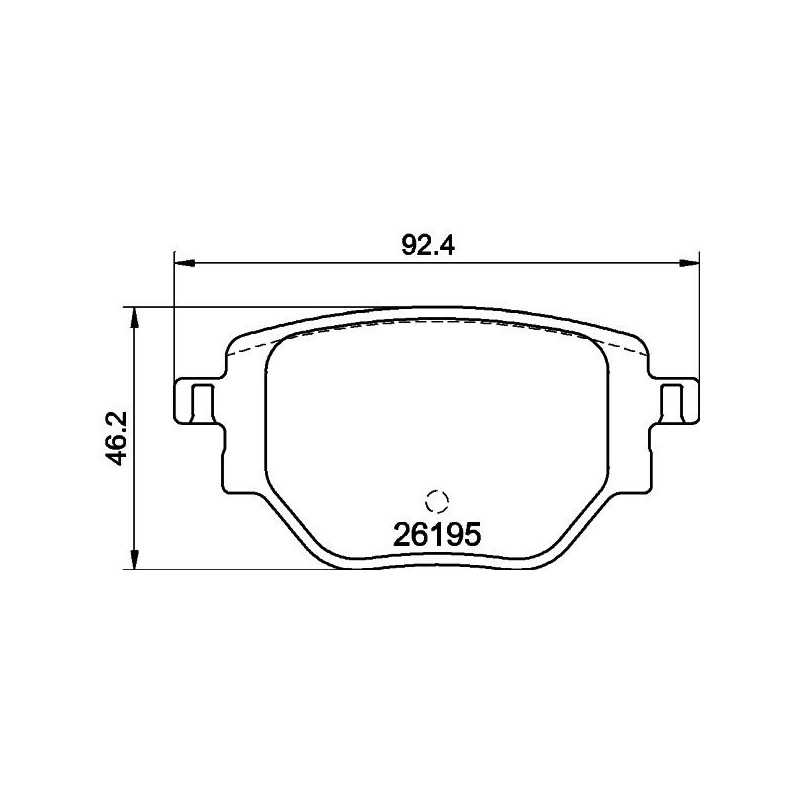 Pastiglie freno asse posteriore - HELLA BRAKE
