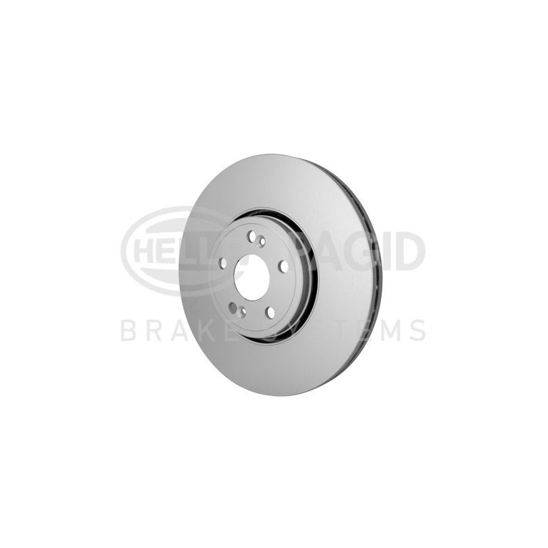 Disco freno asse anteriore - HELLA BRAKE