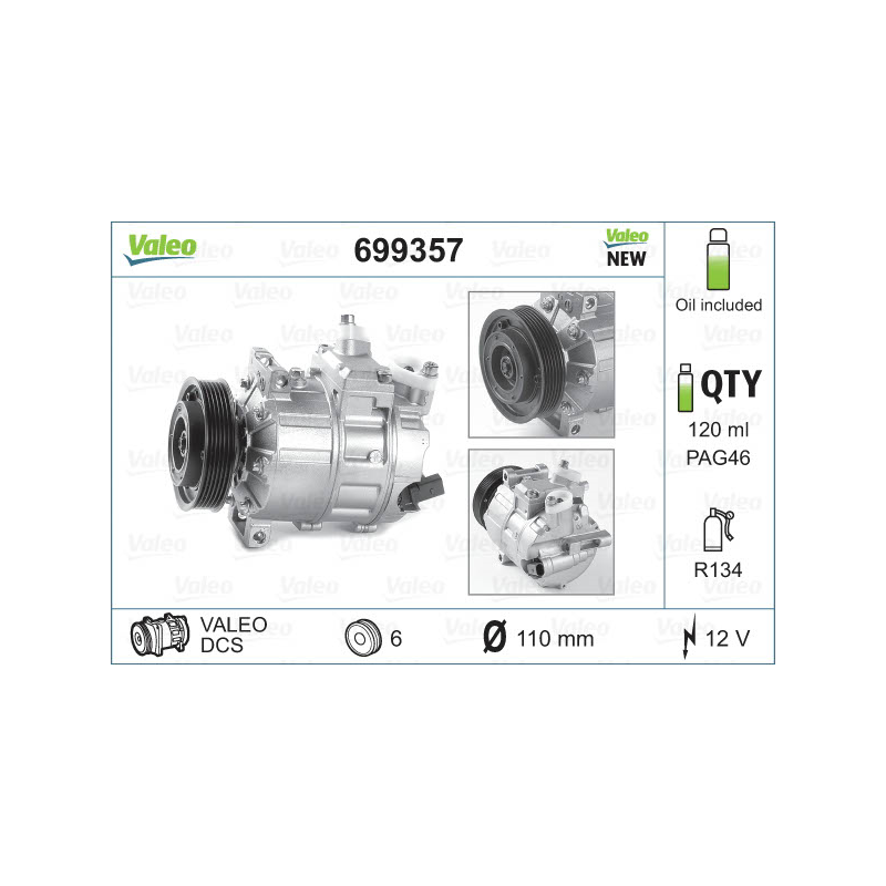 Compressore aria condizionata - VALEO