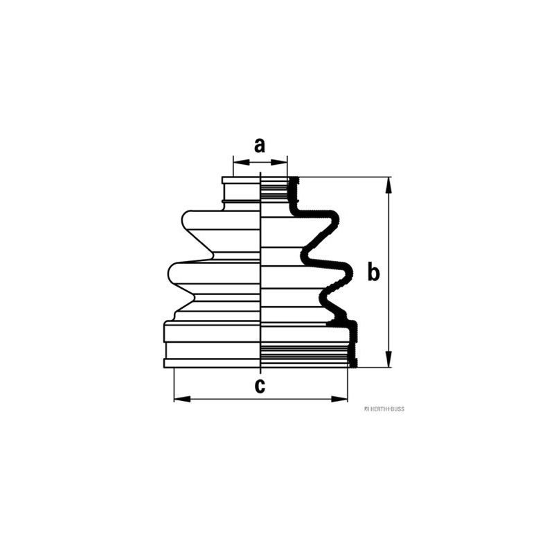 Cuffia semiasse - JAKOPARTS