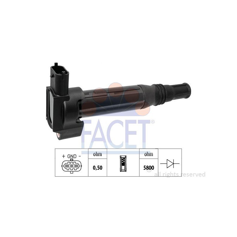 Bobina accensione - FACET