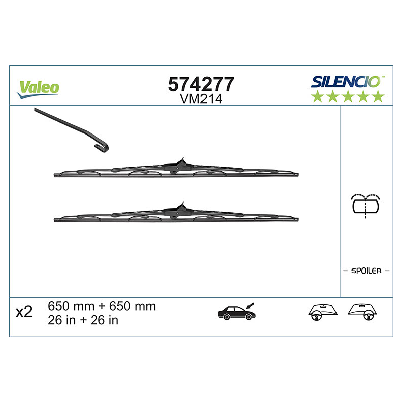 Spazzole tergicristalli - VALEO