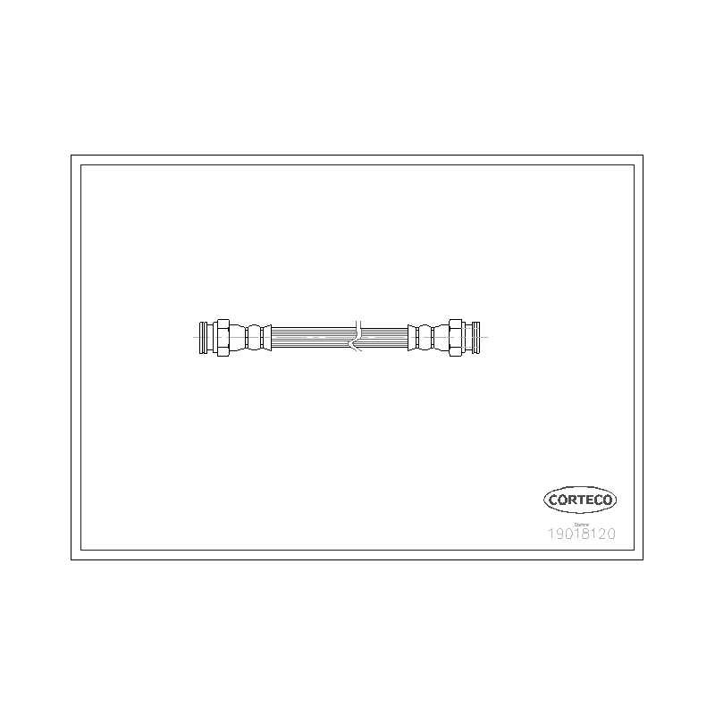 Flessibile freno asse posteriore - CORTECO