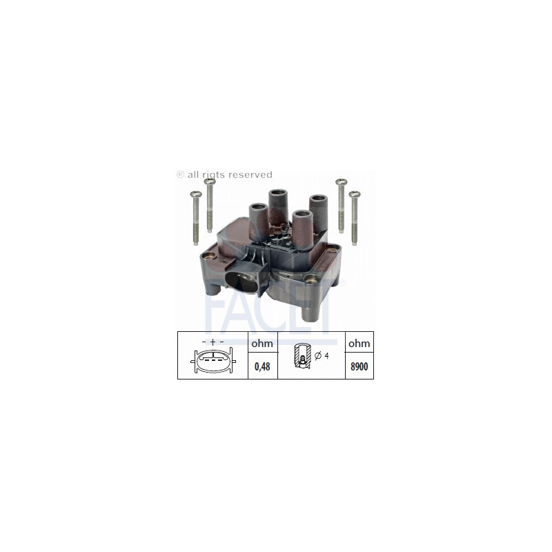 Bobina accensione - FACET