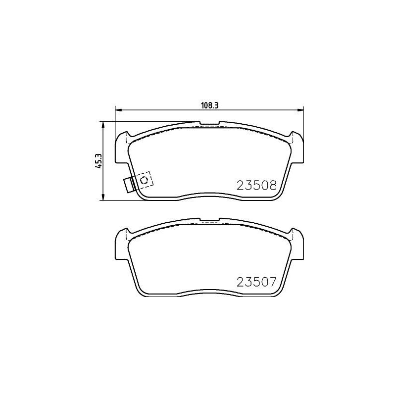 Pastiglie freno asse anteriore - HELLA BRAKE