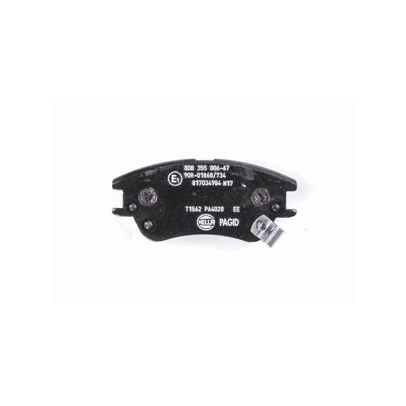 Pastiglie freno asse anteriore - HELLA BRAKE