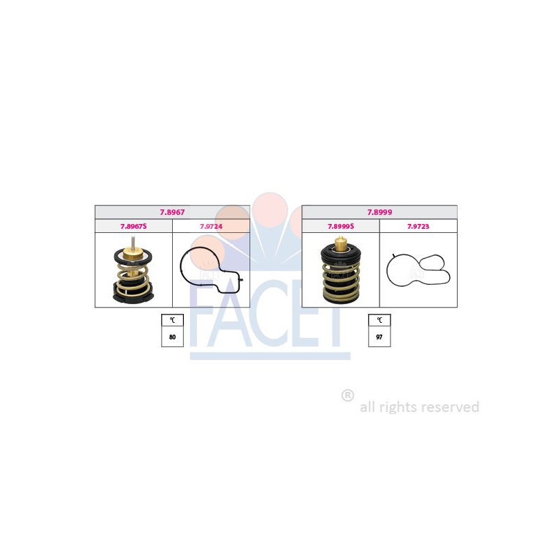 Termostato raffreddamento - FACET