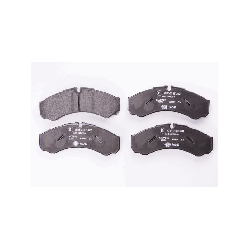 Pastiglie freno asse anteriore - HELLA BRAKE