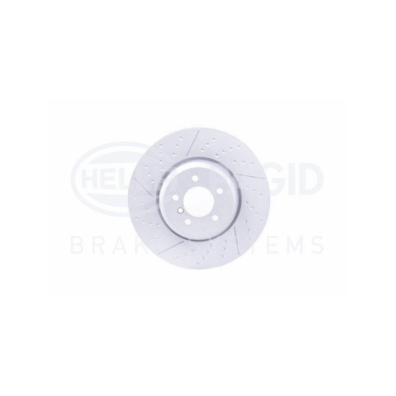 Disco freno asse anteriore - HELLA BRAKE