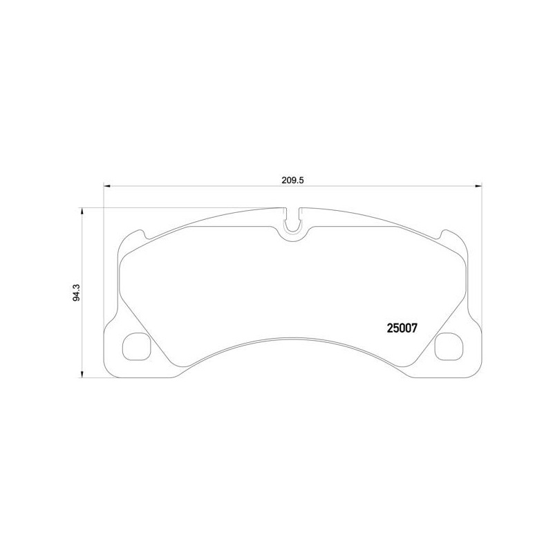 Pastiglie freno asse anteriore - BREMBO