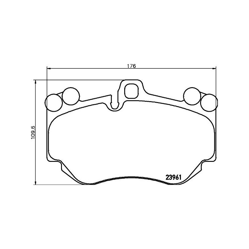 Pastiglie freno asse anteriore - HELLA BRAKE