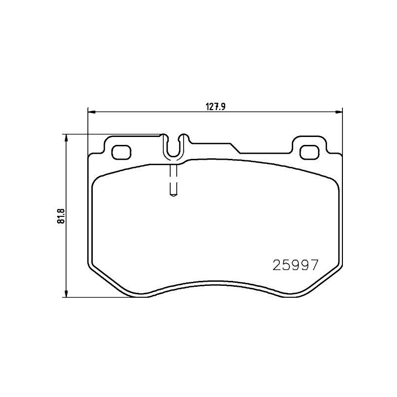 Pastiglie freno asse anteriore - BREMBO