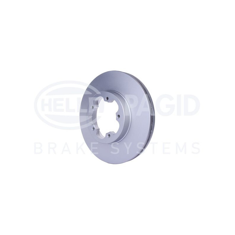 Disco freno asse anteriore - HELLA BRAKE