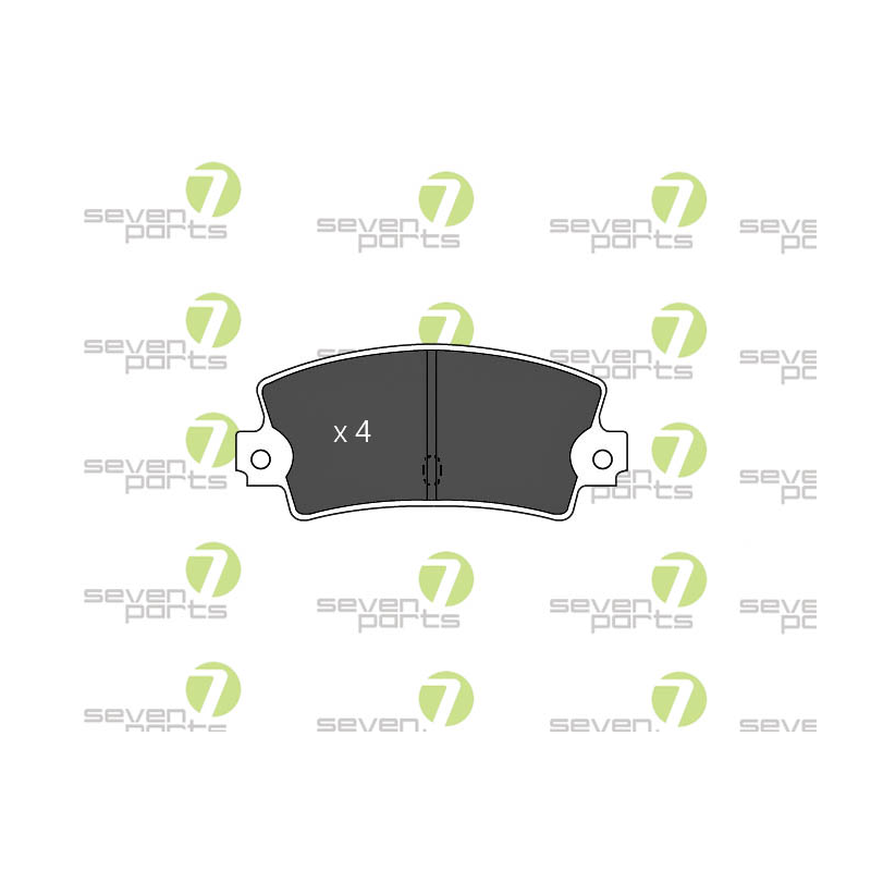 Pastiglie freno asse posteriore - SEVEN