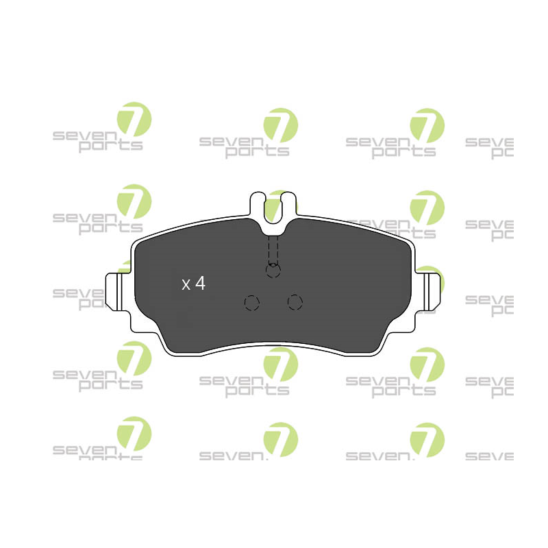 Pastiglie freno asse anteriore - SEVEN