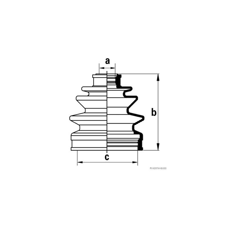 Cuffia semiasse - JAKOPARTS