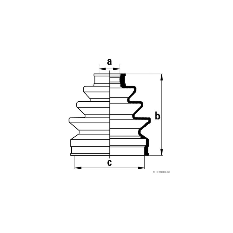 Cuffia semiasse - JAKOPARTS