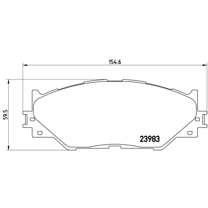 Pastiglie freno asse anteriore - BREMBO
