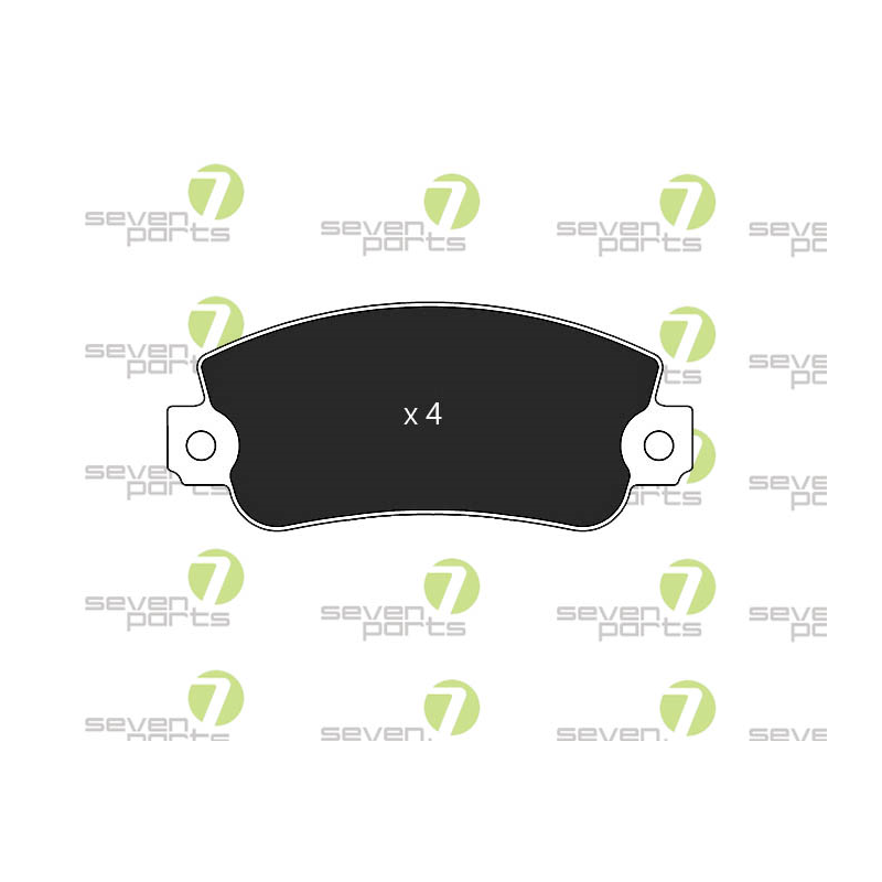 Pastiglie freno asse anteriore - SEVEN